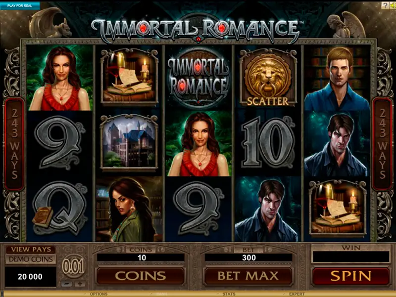 Immortal Romance: лучший слот на деньги с вампирской тематикой